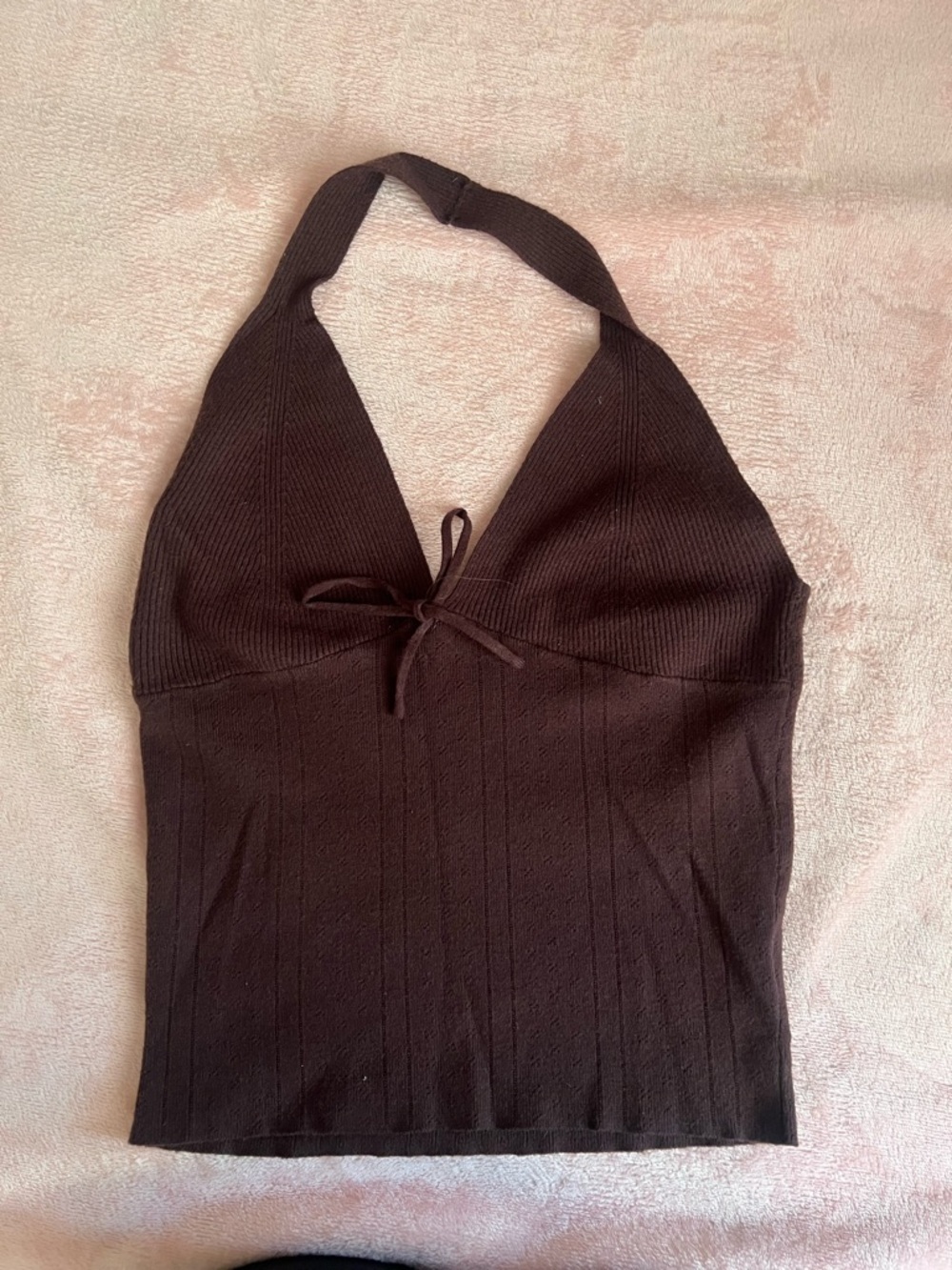 PacSun Brown Halter Tank Top